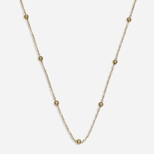 18kt gold plated necklace.